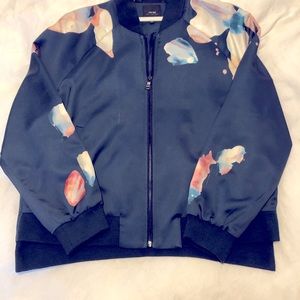 Joe’s Jeans Watercolor Bomber Jacket
